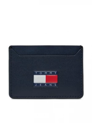 Tommy Jeans Etui na karty kredytowe Tjm Heritage Leather Cc Holder AM0AM12085 Granatowy