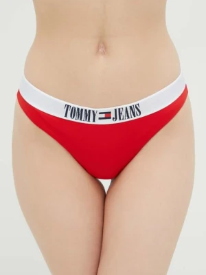 Tommy Jeans figi kąpielowe kolor czerwony