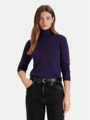 Tommy Jeans Golf Essential DW0DW21672 Fioletowy Regular Fit