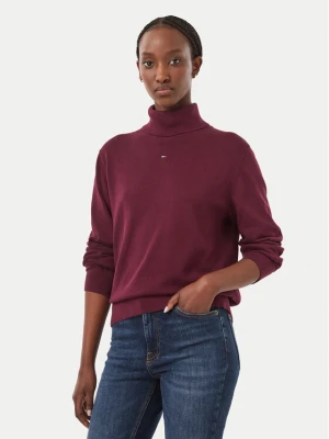 Tommy Jeans Golf Essential DW0DW23361 Fioletowy Regular Fit
