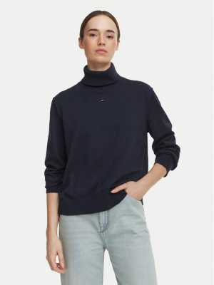 Tommy Jeans Golf Essetnial DW0DW23361 Granatowy Relaxed Fit