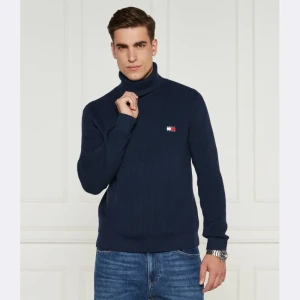 Tommy Jeans Golf | Slim Fit | z dodatkiem wełny