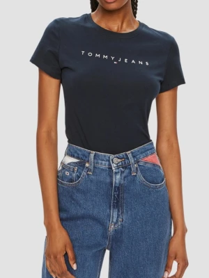 TOMMY JEANS Granatowy damski t-shirt, Rozmiar S