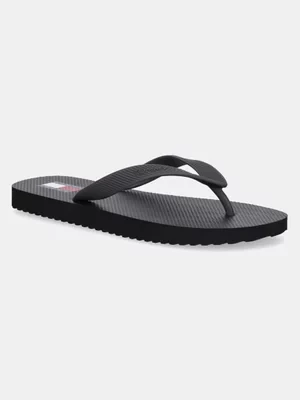 Tommy Jeans japonki BEACH SANDAL męskie kolor czarny EM0EM01560