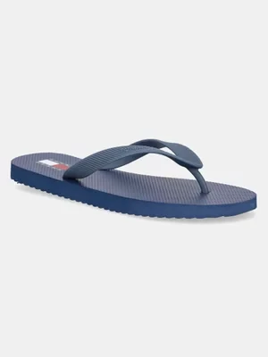 Tommy Jeans japonki BEACH SANDAL męskie kolor niebieski EM0EM01560