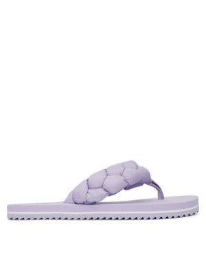 Tommy Jeans Japonki Braided Thong Beach Sandal EN0EN02877 Fioletowy