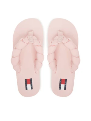 Tommy Jeans Japonki Braided Thong Beach Sandal EN0EN02877 Różowy