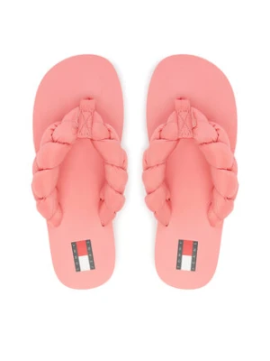 Tommy Jeans Japonki Braided Thong Beach Sandal EN0EN02877 Różowy