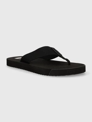 Tommy Jeans japonki TJM ELEVATED FLIP FLOP męskie kolor czarny EM0EM01393