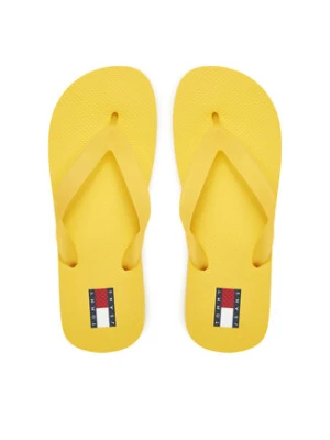 Tommy Jeans Japonki Tjw Logo Flip Flop EN0EN02447 Żółty