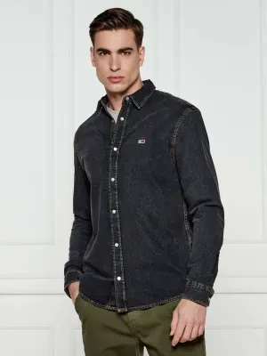 Tommy Jeans Jeansowa koszula | Regular Fit