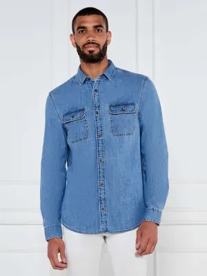 Tommy Jeans Jeansowa koszula | Regular Fit