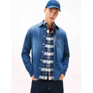 Tommy Jeans Jeansowa koszula | Regular Fit