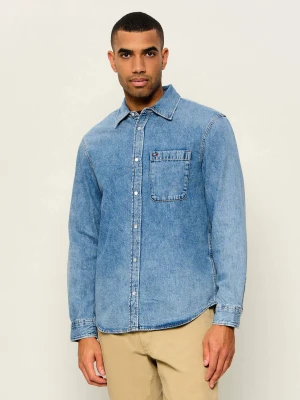 Tommy Jeans Jeansowa koszula | Regular Fit niebieski