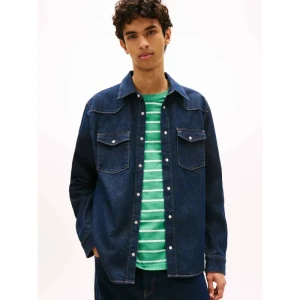 Tommy Jeans Jeansowa koszula Western | Regular Fit