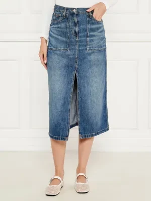 Tommy Jeans Jeansowa spódnica CLAIRE