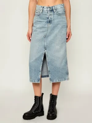 Tommy Jeans Jeansowa spódnica CLAIRE
