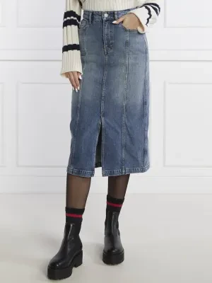 Tommy Jeans Jeansowa spódnica CLAIRE