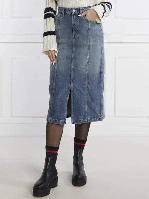 Tommy Jeans Jeansowa spódnica CLAIRE