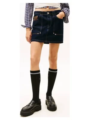 Tommy Jeans Jeansowa spódnica EI6050