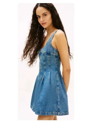 Tommy Jeans Jeansowa sukienka EI2038