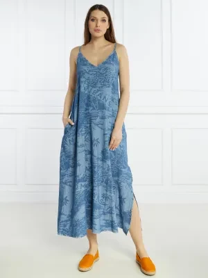 Tommy Jeans Jeansowa sukienka LASER CHAMBRAY