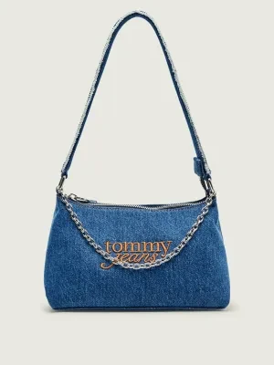 Tommy Jeans Jeansowa torebka na ramię