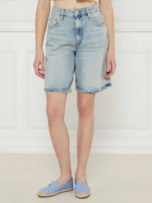 Tommy Jeans Jeansowe szorty MIA | Relaxed fit błękitny