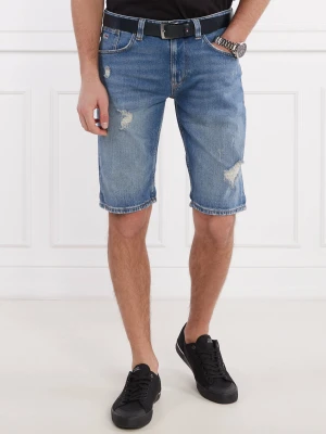 Tommy Jeans Jeansowe szorty RONNIE | Slim Fit niebieski