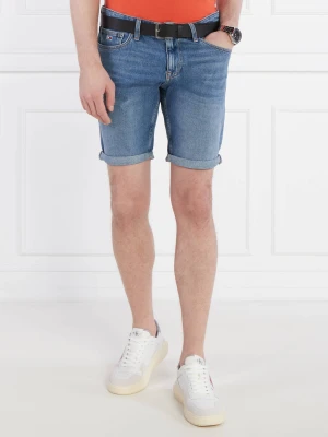 Tommy Jeans Jeansowe szorty Scanton | Slim Fit niebieski