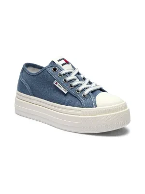 Tommy Jeans Jeansowe trampki FOXING