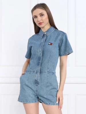 Tommy Jeans Jeansowy kombinezon | Regular Fit