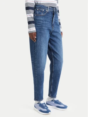 Tommy Jeans Jeansy 90'S Mom High DW0DW23513 Niebieski Boyfriend Fit