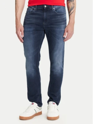 Tommy Jeans Jeansy Austin DM0DM21901 Granatowy Slim Fit