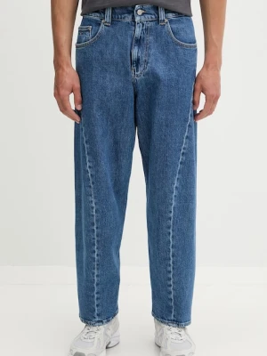 Tommy Jeans jeansy barrel męskie niebieski