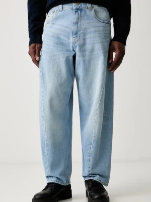 Tommy Jeans jeansy barrel męskie niebieski
