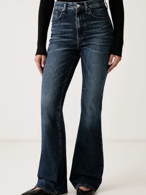 Tommy Jeans jeansy bootcut damskie granatowy