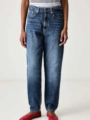 Tommy Jeans jeansy damskie granatowy