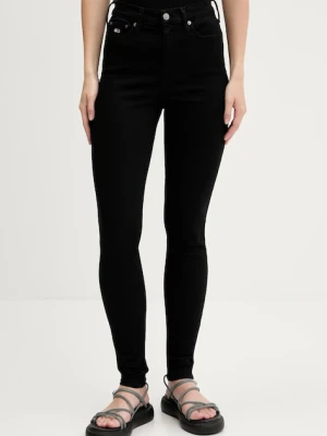 Tommy Jeans jeansy damskie kolor czarny DW0DW19935