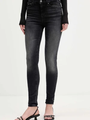 Tommy Jeans jeansy damskie kolor czarny DW0DW22152