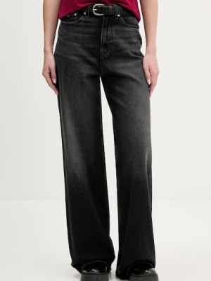 Tommy Jeans jeansy damskie kolor czarny DW0DW22453