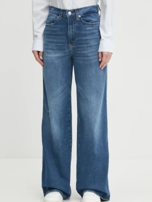 Zdjęcie produktu Tommy Jeans jeansy damskie kolor granatowy DW0DW19582