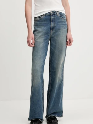 Tommy Jeans jeansy damskie kolor granatowy DW0DW21375