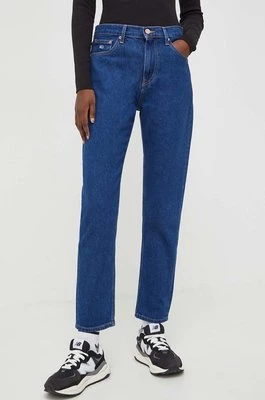 Tommy Jeans jeansy damskie kolor niebieski DW0DW17184