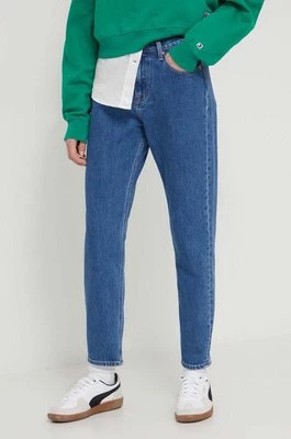 Tommy Jeans jeansy damskie kolor niebieski DW0DW18320