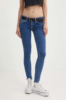 Tommy Jeans jeansy damskie kolor niebieski DW0DW17576CHEAPER