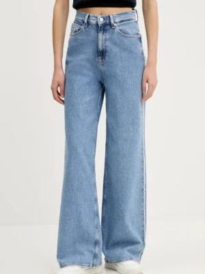 Tommy Jeans jeansy damskie kolor niebieski DW0DW20591
