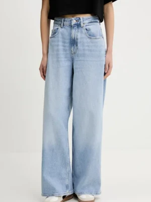 Tommy Jeans jeansy damskie kolor niebieski DW0DW20615