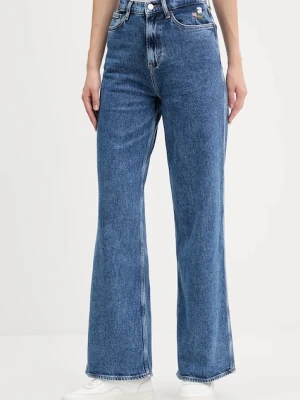 Tommy Jeans jeansy damskie kolor niebieski DW0DW21794