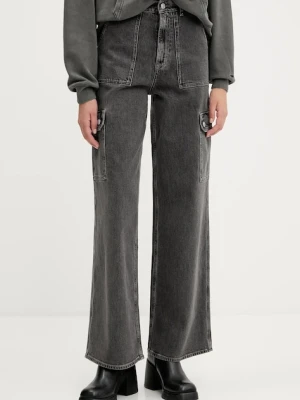 Tommy Jeans jeansy damskie kolor szary DW0DW20483